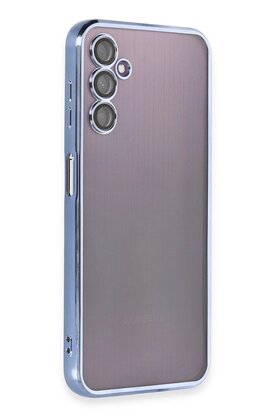CepteToptan Samsung Galaxy A14 4G Kılıf Lensli Silikon - Açık Mavi - DROPX2461-5926