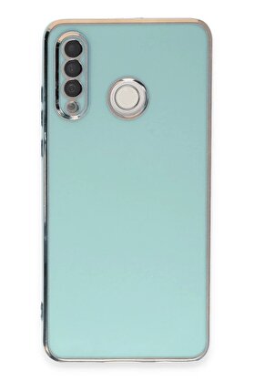 CepteToptan Huawei P30 Lite Kılıf Volet Silikon - Açık Yeşil - DROPX3232-4977