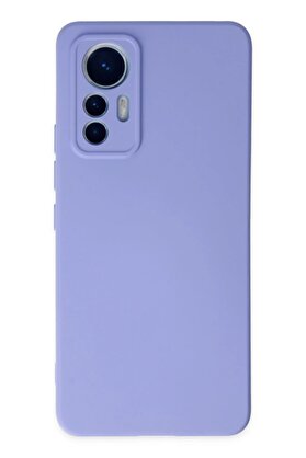 CepteToptan Xiaomi Mi 12 Lite Kılıf Nano içi Kadife Silikon - Lila - DROPX4605-5075