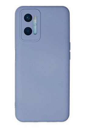 CepteToptan Oppo A96 Kılıf Nano içi Kadife Silikon - Lila - DROPX2599-8888