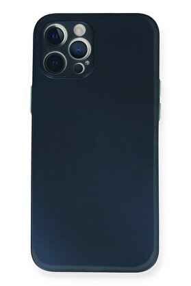 CepteToptan iPhone 12 Pro Kılıf PP Ultra İnce Kapak - Mavi - DROPX9878-8585