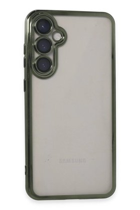CepteToptan Samsung Galaxy S23 FE Kılıf Lensli Silikon - Yeşil - DROPX7495-8485