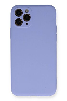 CepteToptan iPhone 11 Pro Kılıf Nano içi Kadife Silikon- Lila - DROPX5353-5672