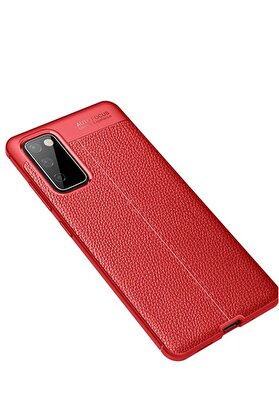 CepteToptan Samsung Galaxy S20 FE Kılıf Auto Focus Kapak - Kırmızı - DROPX4762-4335
