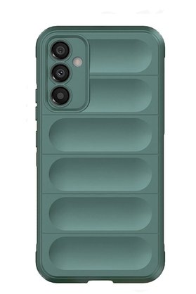CepteToptan Samsung Galaxy M14 5G Kılıf Optimum Silikon - Koyu Yeşil - DROPX1139-6007