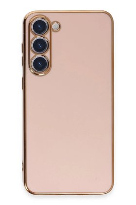 CepteToptan Samsung Galaxy S23 Kılıf Volet Silikon - Pembe - DROPX8116-4058