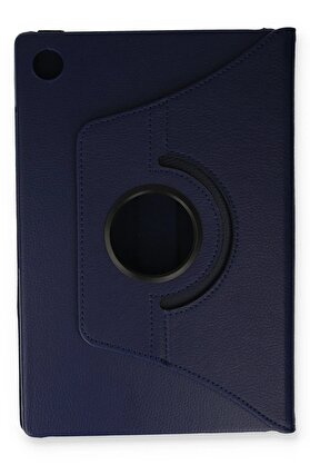 CepteToptan Samsung Galaxy Tab A9 Plus Kılıf 360 Tablet Deri Kılıf - Lacivert - DROPX8734-2571