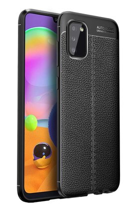 CepteToptan Samsung Galaxy A02S Kılıf Auto Focus Kapak - Siyah - DROPX6555-1463