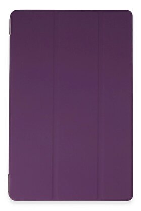 CepteToptan iPad Pro 13 (2024) Kılıf Tablet Smart Kılıf - Mor - DROPX1814-9652