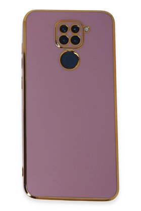 CepteToptan Xiaomi Redmi Note 9 Kılıf Volet Silikon - Mor - DROPX9205-9704