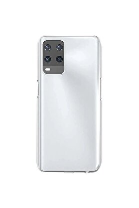 CepteToptan Oppo A54 4G Kılıf Deluxe 2mm Şeffaf Silikon - Şeffaf - DROPX2214-6142
