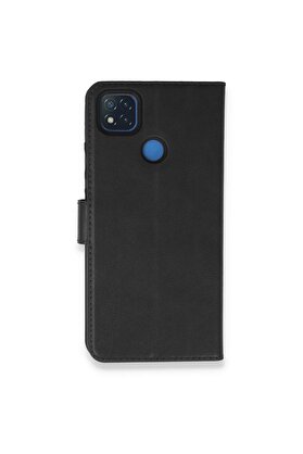 CepteToptan Xiaomi Redmi 9C Kılıf Trend S Plus Kapaklı Kılıf - Siyah - DROPX1541-6137