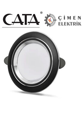 PAMİRAVM CATA CT 5258 Siyah Kasa Zepra Led Spot 6W 3 Renkli
