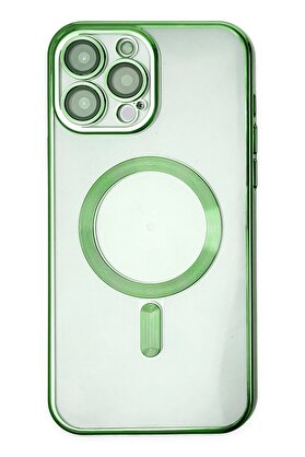 CepteToptan iPhone 14 Pro Kılıf Kross Magneticsafe Kapak - Koyu Yeşil - DROPX7728-2885