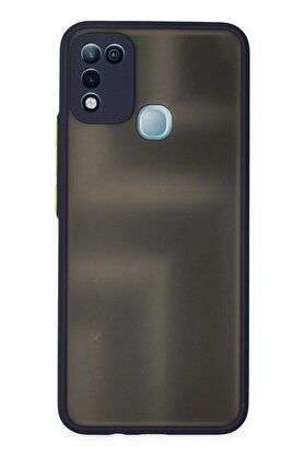 CepteToptan İnfinix Hot 10 Play Kılıf Montreal Silikon Kapak - Lacivert - DROPX5959-5474