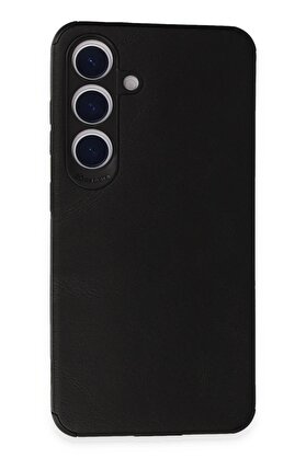 CepteToptan Samsung Galaxy S24 Kılıf Loop Deri Silikon - Siyah - DROPX7256-6467