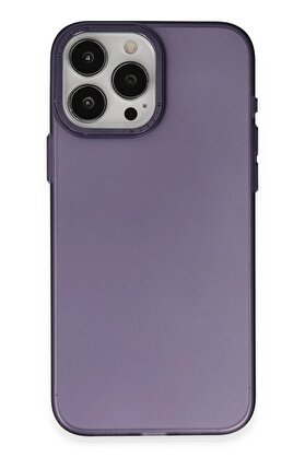 CepteToptan iPhone 15 Pro Kılıf Modos Metal Kapak - Derin Mor - DROPX1670-8111