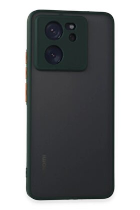 CepteToptan Xiaomi Mi 13T Pro Kılıf Montreal Silikon Kapak - Yeşil - DROPX3491-6025