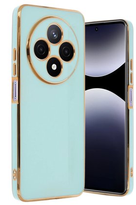 CepteToptan Xiaomi Redmi 14C Kılıf Volet Silikon - Açık Yeşil - DROPX9391-2673
