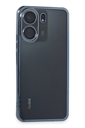 CepteToptan Xiaomi Redmi 13C Kılıf Lensli Silikon - Lacivert - DROPX7189-7662