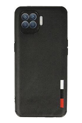 CepteToptan Oppo Reno 4 Lite Kılıf Loop Deri Silikon - Siyah - DROPX7272-5783