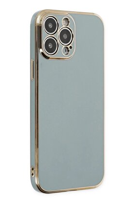 CepteToptan iPhone 14 Pro Max Kılıf Volet Silikon - Açık Yeşil - DROPX5388-5973