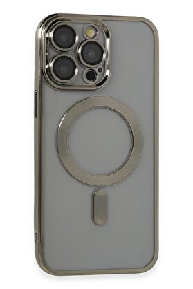 CepteToptan iPhone 14 Pro Max Kılıf Kross Magneticsafe Kapak - Titan Gri - DROPX4747-5195