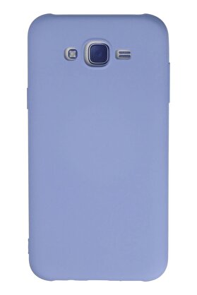 CepteToptan Samsung Galaxy J7 Kılıf Nano içi Kadife Silikon - Lila - BRH024864-7826