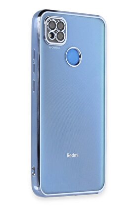 CepteToptan Xiaomi Redmi 9C Kılıf Lensli Silikon - Açık Mavi - DROPX7066-1287