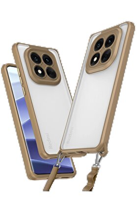 CepteToptan Xiaomi Redmi Note 14 Pro 5G Kılıf Penta Silikon Kılıf - Çöl Titanyum - DROPX9455-6746