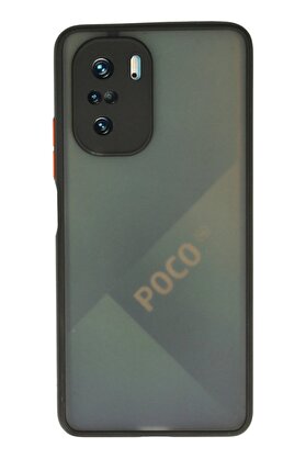 CepteToptan Xiaomi Poco F3 Kılıf Montreal Silikon Kapak - Siyah - DROPX2704-1259
