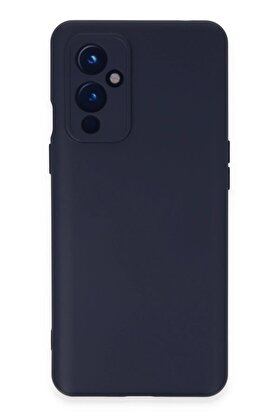 CepteToptan One Plus 9 Kılıf Nano içi Kadife Silikon - Lacivert - DROPX5306-4476