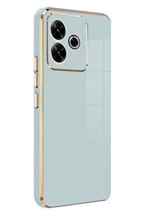 CepteToptan Xiaomi Redmi 13 4G Kılıf Volet Silikon - Açık Yeşil - DROPX8577-6563