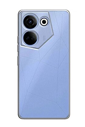 CepteToptan Tecno Camon 20 Pro 5G Kılıf Lüx Şeffaf Silikon - DROPX1572-8891