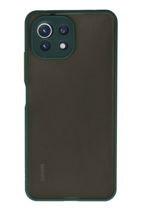 CepteToptan Xiaomi Mİ 11 Lite Kılıf Montreal Silikon Kapak - Yeşil - DROPX4742-1531
