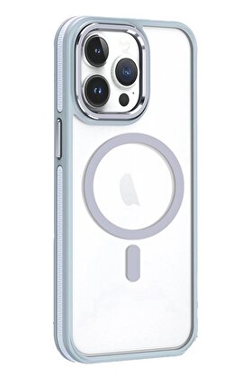 CepteToptan iPhone 14 Pro Max Winner Magsafe Kapak - Gri - DROPX7608-4466
