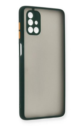 CepteToptan Samsung Galaxy M51 Kılıf Montreal Silikon Kapak - Yeşil - DROPX2546-5165