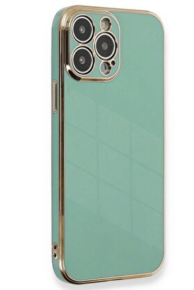 CepteToptan iPhone 15 Pro Kılıf Volet Silikon - Açık Yeşil - DROPX8159-5715