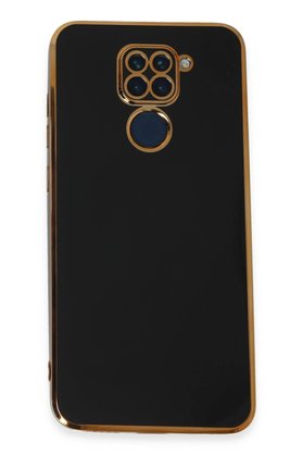 CepteToptan Xiaomi Redmi Note 9 Kılıf Volet Silikon - Siyah - DROPX5642-3086