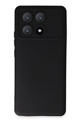 CepteToptan Xiaomi Poco X6 Pro Kılıf Nano içi Kadife Silikon - Siyah - DROPX5220-5866