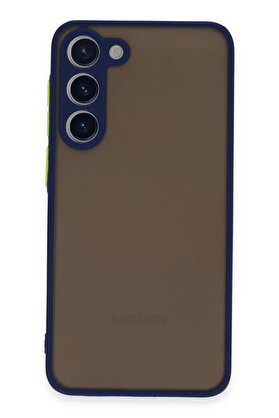 CepteToptan Samsung Galaxy S23 Kılıf Montreal Silikon Kapak - Lacivert - DROPX3397-3972