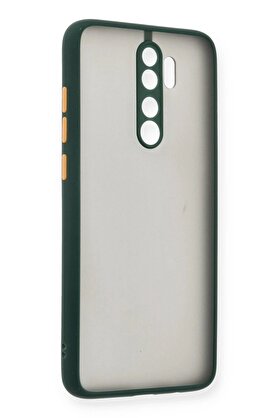 CepteToptan Xiaomi Redmi Note 8 Pro Kılıf Montreal Silikon Kapak - Yeşil - DROPX8290-9374
