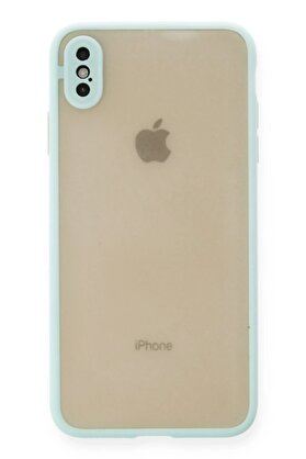 CepteToptan iPhone X Kılıf Montreal Silikon Kapak - Turkuaz - DROPX5340-4402