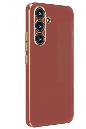 CepteToptan Samsung Galaxy A24 4G Kılıf Volet Silikon - Kırmızı - DROPX2217-5533