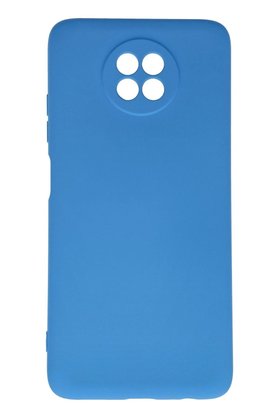 CepteToptan Xiaomi Redmi Note 9 5G Kılıf Nano içi Kadife Silikon - Mavi - DROPX5018-6204