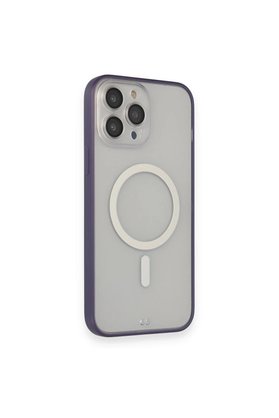 CepteToptan iPhone 14 Pro Kılıf Grand Magneticsafe Kapak - Mor - DROPX8753-3647