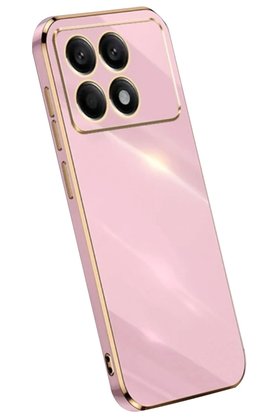 CepteToptan Xiaomi Poco X6 Pro Kılıf Volet Silikon - Pembe - DROPX2624-6374