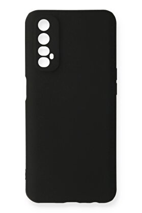 CepteToptan Realme 7 Kılıf First Silikon - Siyah - DROPX5473-4521