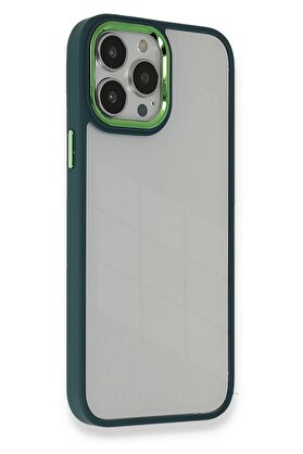 CepteToptan iPhone 14 Pro Kılıf Dora Kapak - Haki Yeşil - DROPX5275-7460
