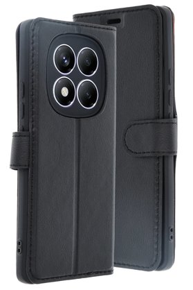 CepteToptan Xiaomi Redmi Note 14 Pro 4G Kılıf Trend S Plus Kapaklı Kılıf - Siyah - DROPX8512-8185